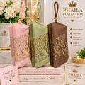 Phaila Collection Floral Wristlet Pouch