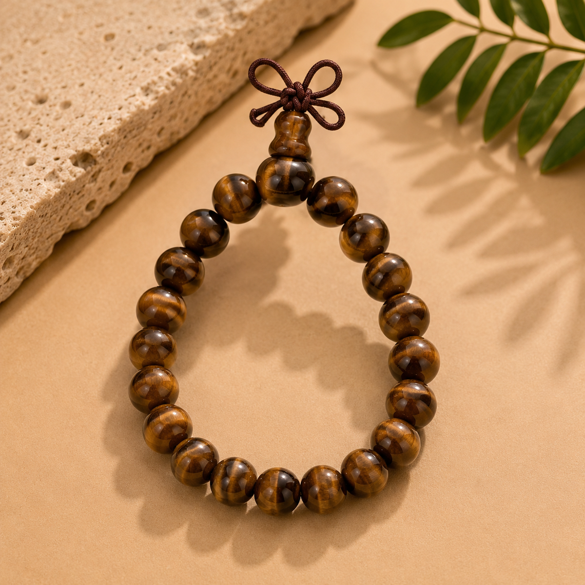 Unisex Brown Beaded Bracelet-Phaila Collection