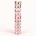 Girls' Plaid Bow Hair Clips 10-Piece Set