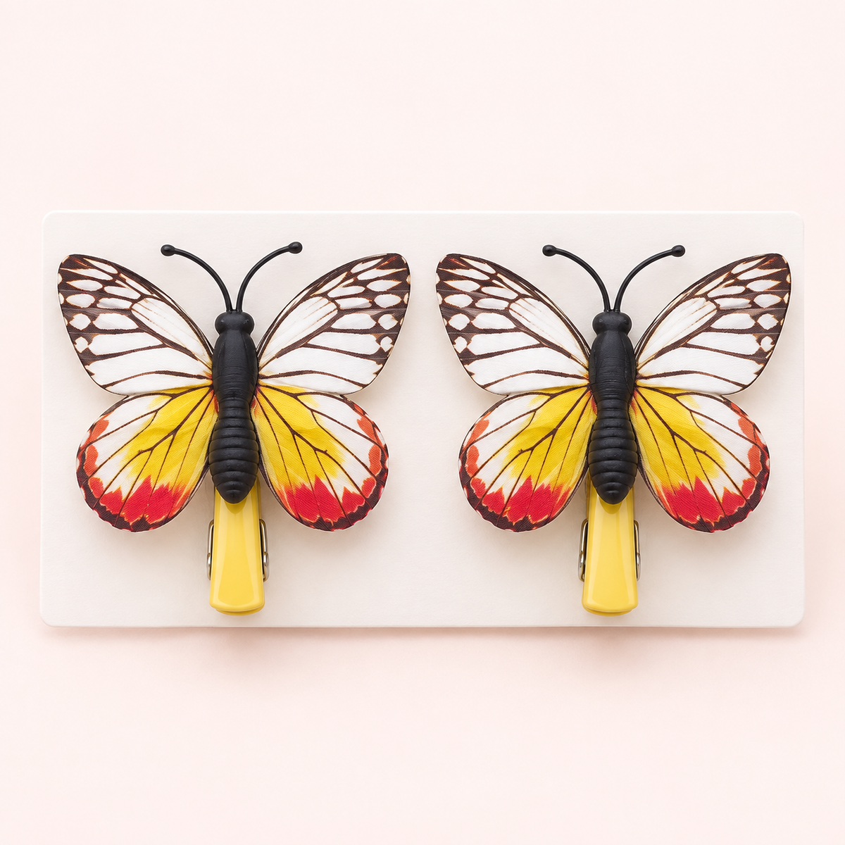 Girls Butterfly Hair Clips 2-Piece Set