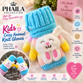 Phaila Collection Kids Cozy Animal Knit Gloves