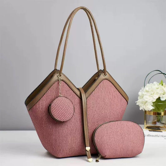 Phaila Collection Women's 3-Piece Handbag Set