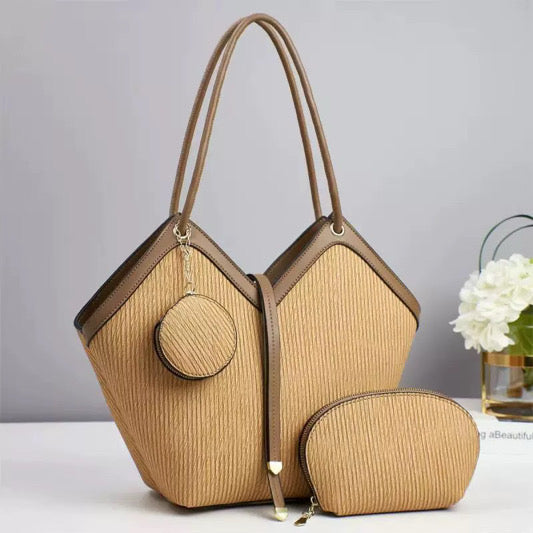 Phaila Collection Women's 3-Piece Handbag Set